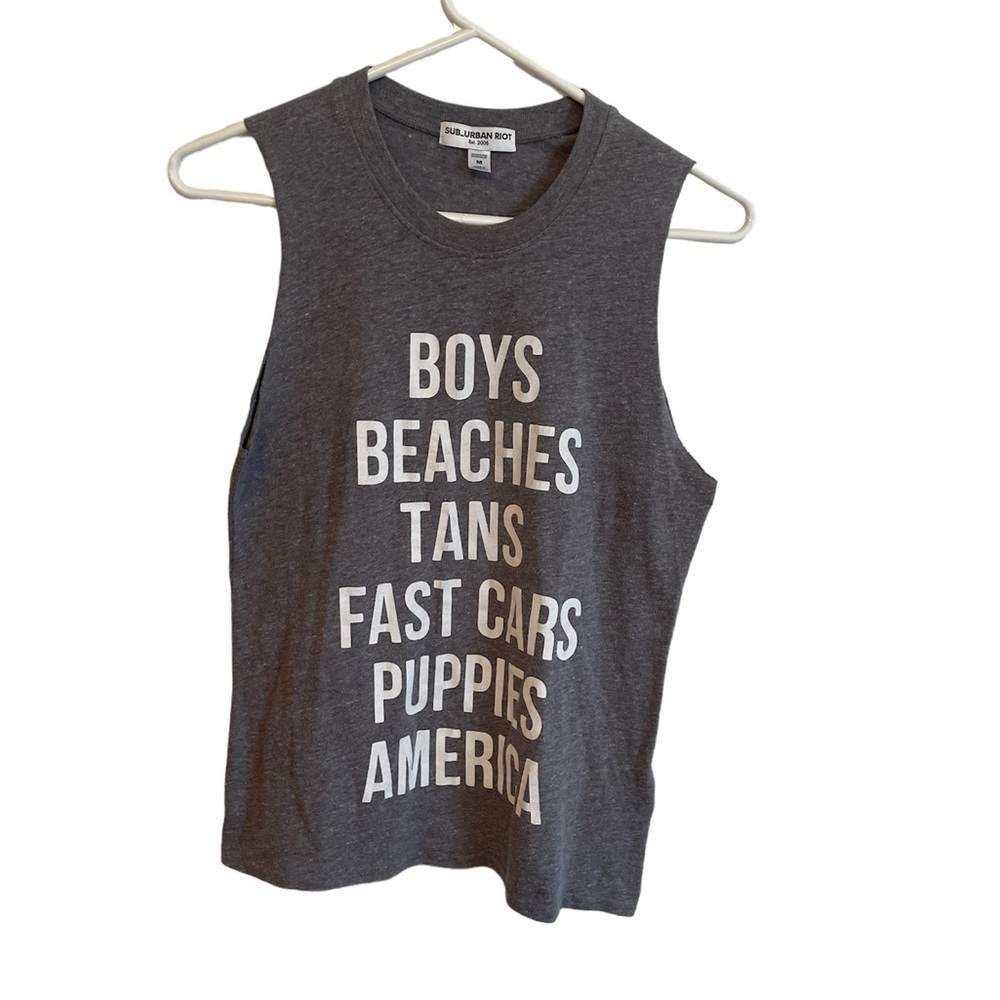 Sub_urban Riot Graphic Muscle Tank Size Medium